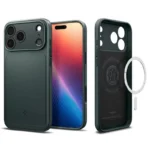 Spigen Thin Fit MagSafe Back Cover Πλαστικό / Σιλικόνης Abyss Green (iPhone 17 Pro) ACS10340