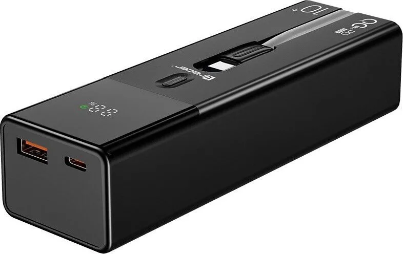 Tracer Power Bank 10000mAh 100W με Θύρα USB-A και Θύρα USB-C Μαύρο - Image 1