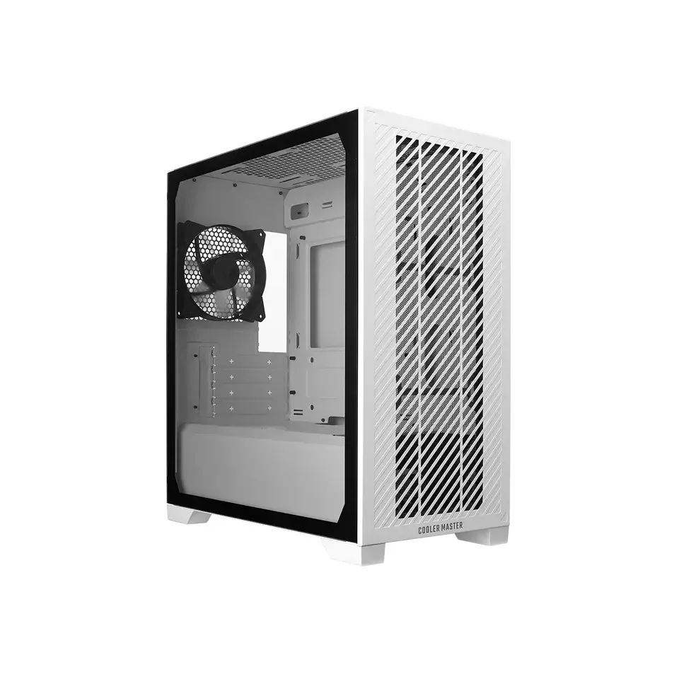 CoolerMaster Elite 301 Gaming Mini Tower Κουτί Υπολογιστή με ARGB Φωτισμό White Lite - Image 1