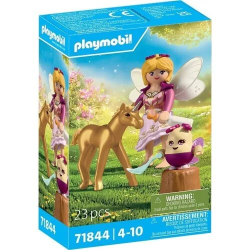 Playmobil Νεράιδα και Χρυσός Μονόκερος - Πουλάρι για 4-10 ετών 71844 - Image 1