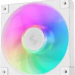 Deepcool Fd12 Case Fan 120mm με ARGB Φωτισμό και Σύνδεση 4-Pin PWM / 3-Pin Λευκό