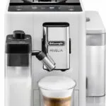 De'Longhi Rivelia Αυτόματη Μηχανή Espresso 1450W Πίεσης 19bar για Cappuccino με Μύλο Άλεσης Λευκή