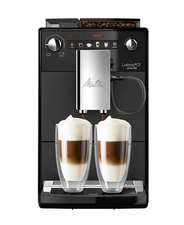 20251008143338_melitta_latticia_ot_aytomati_michani_espresso_1450w_piesis_15bar_me_mylo_alesis_frosted_black Melitta Latticia OT Αυτόματη Μηχανή Espresso 1450W Πίεσης 15bar με Μύλο Άλεσης Frosted Black - Image 1