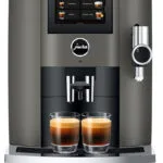 Jura S8 Αυτόματη Μηχανή Espresso 1450W Πίεσης 15bar με Μύλο Άλεσης Dark Inox