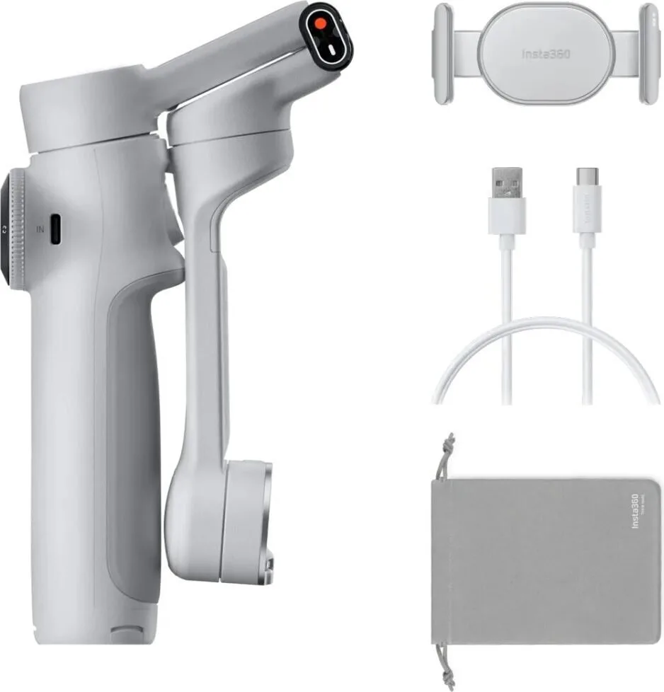 20251009122415_insta360_flow_2_standard_bundle_gimbal_kinitou_me_statheropoiiti_3_axonon_kai_10_ores_leitourgias_gri Insta360 Flow 2 Standard Bundle Gimbal Κινητού με Σταθεροποιητή 3 Αξόνων και 10 ώρες λειτουργίας Γκρι - Image 1