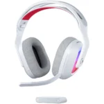 Logitech G Astro A20 X Ασύρματο Over Ear Gaming Headset με σύνδεση Bluetooth / USB Λευκό
