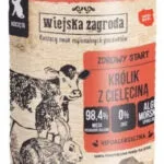 Wiejska Zagroda Υγρή Τροφή για Ανήλικες Γάτες με Κουνέλι 400gr