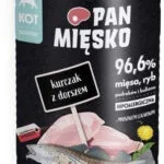 Pan Miesko Υγρή Τροφή για Ενήλικες Γάτες σε Κονσέρβα με Κοτόπουλο και Μπακαλιάρο 400gr