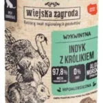 Wiejska Zagroda Υγρή Τροφή Σκύλων σε Κονσέρβα με Γαλοπούλα και Κουνέλι 400gr
