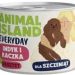 Animal Island Υγρή Τροφή για Κουτάβια σε Κονσέρβα με Γαλοπούλα και Πάπια 185gr