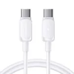 Joyroom USB 2.0 Cable USB-C male - USB-C 60W Λευκό 1.2m S-A14