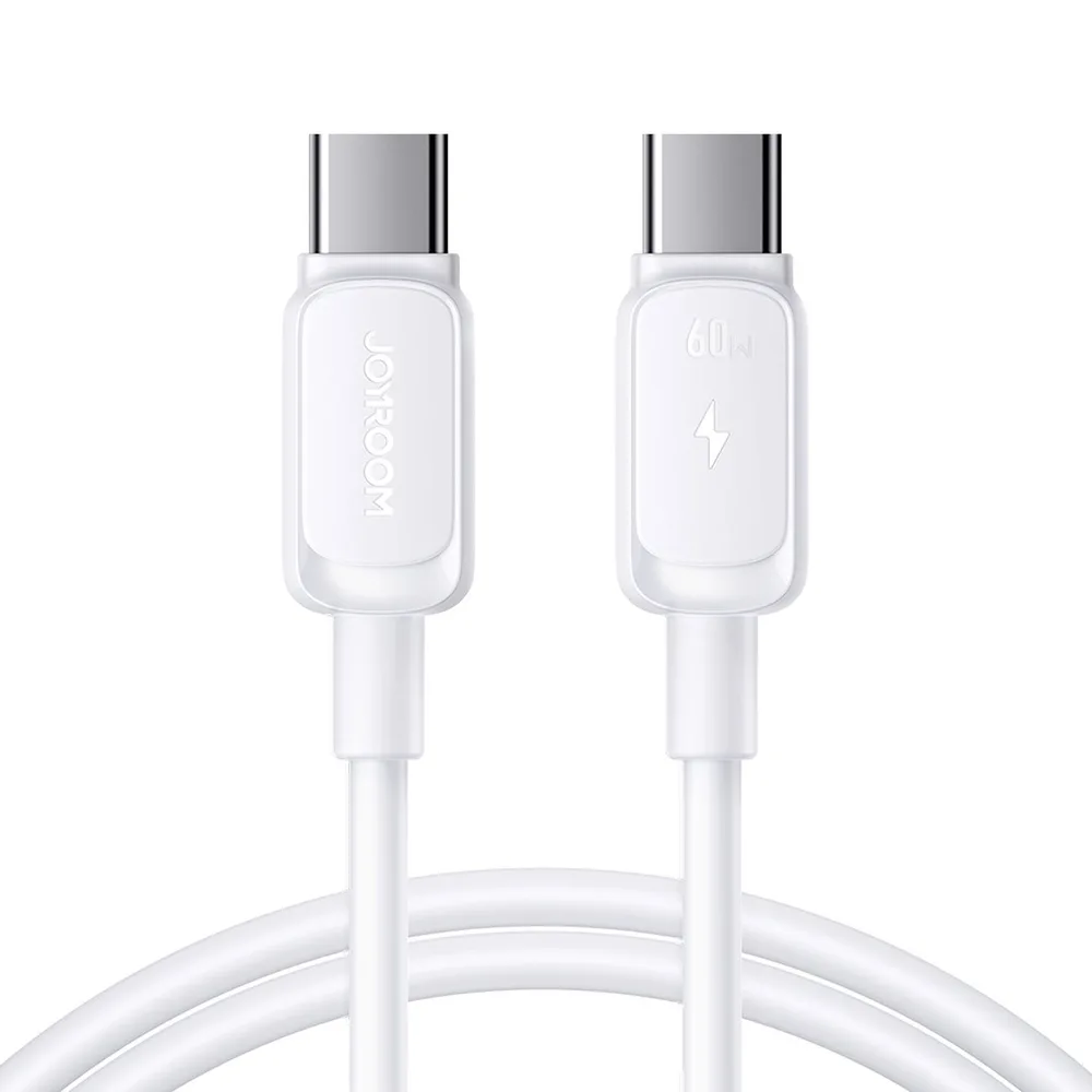 Joyroom USB 2.0 Cable USB-C male - USB-C 60W Λευκό 1.2m S-A14 - Image 1