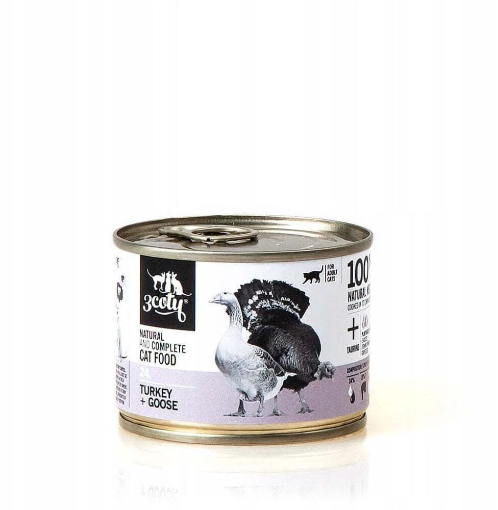 3coty Karma 3coty Turkey + Goose Complete Cat Wet Food 180t24tg 0.18 Kg - Image 1