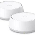 TP-LINK Deco BE22 WiFi Mesh Network Access Point Wi‑Fi 7 Dual Band (2.4 & 5GHz) σε Διπλό Kit Λευκό