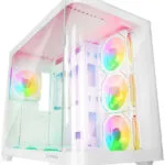 Rampage Loopy Gaming Midi Tower Κουτί Υπολογιστή με Πλαϊνό Παράθυρο και ARGB Φωτισμό Λευκό