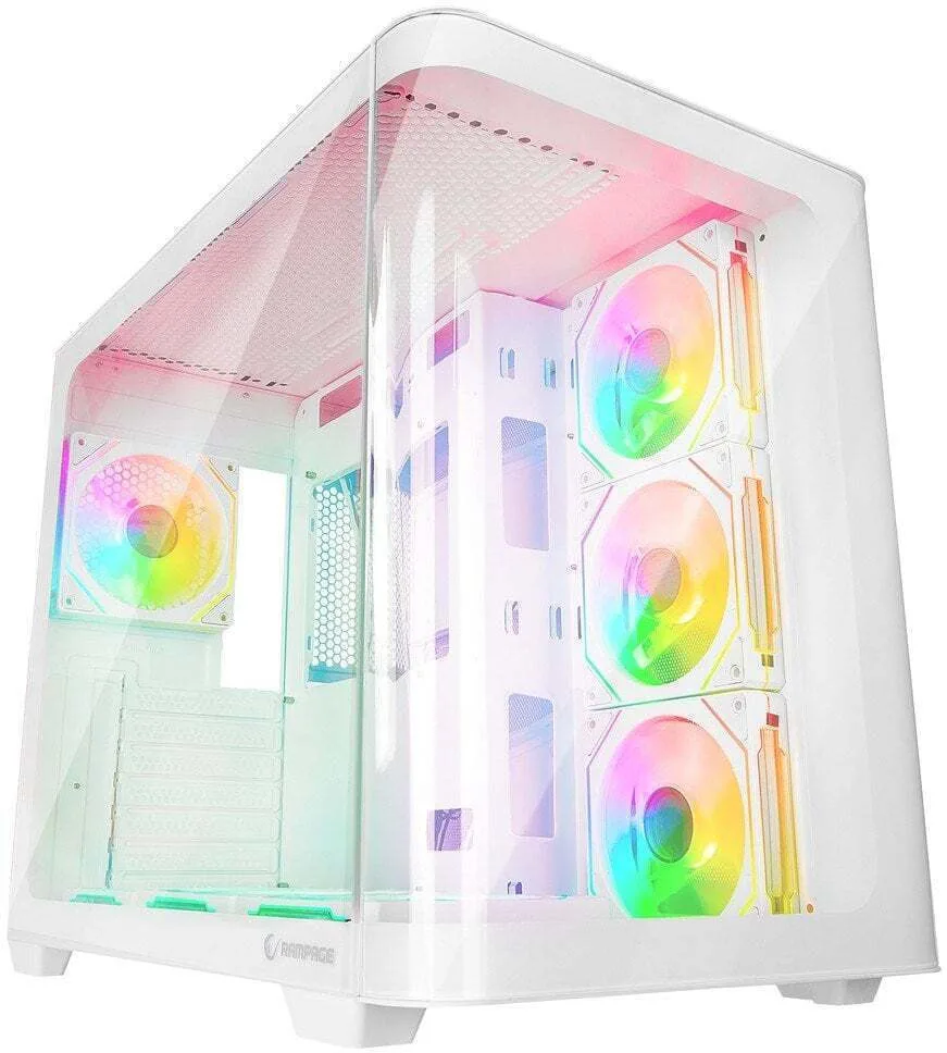 20251010162659_rampage_loopy_gaming_midi_tower_kouti_ypologisti_me_plaino_parathyro_kai_argb_fotismo_leyko Rampage Loopy Gaming Midi Tower Κουτί Υπολογιστή με Πλαϊνό Παράθυρο και ARGB Φωτισμό Λευκό - Image 1