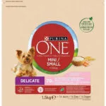 Purina One 1.5kg Ξηρά Τροφή Σκύλων Μικρόσωμων Φυλών με Σολομό και Ρύζι