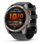 Garmin Fenix 8 Pro Titanium 51mm Αδιάβροχο Smartwatch με eSIM και Παλμογράφο (Graphite/Black Silicone)