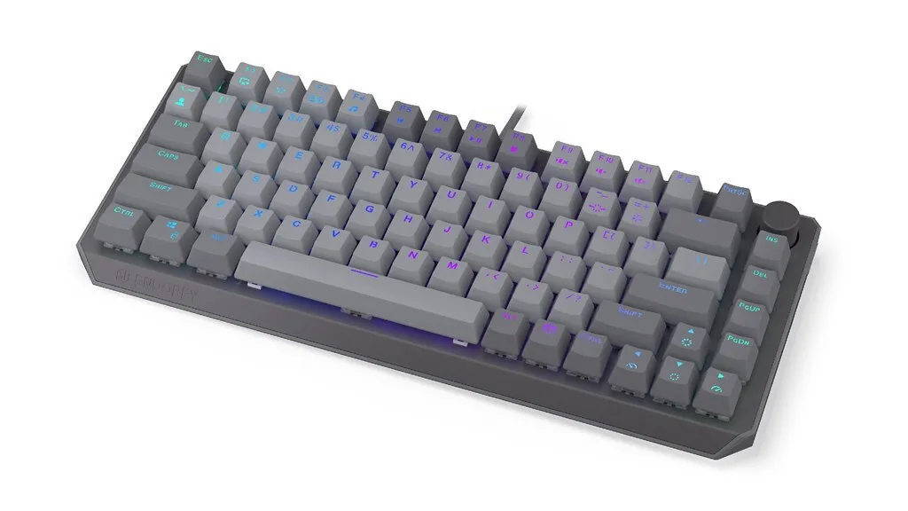 Endorfy Thock V2 75% Gaming Μηχανικό Πληκτρολόγιο 75% με Custom Red διακόπτες και Φωτιζόμενα πλήκτρα (Αγγλικό US) - Image 1