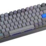 Endorfy Thock V2 75% Wireless Ασύρματο Gaming Μηχανικό Πληκτρολόγιο 75% με Gateron Yellow διακόπτες και RGB φωτισμό (Αγγλικό US)