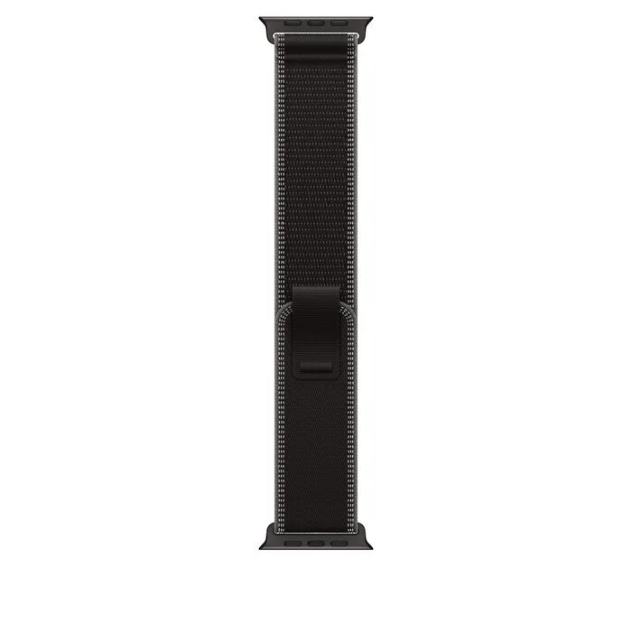Apple Trail Loop S/M Λουράκι Υφασμάτινο Black/Charcoal - Black Titanium Finish (Apple Watch 44/45/46mm/Ultra 49mm) MG9T4ZM/A - Image 1