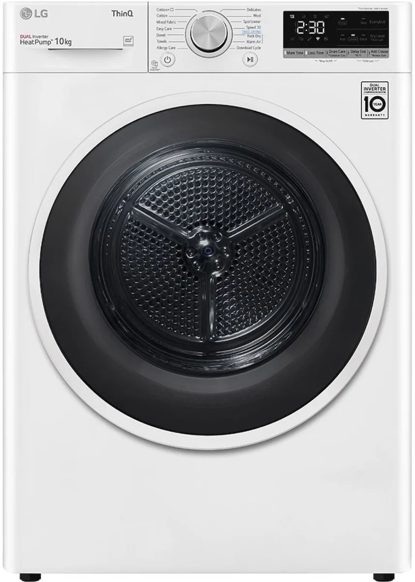 20251017104407_lg_rh10v9av4w_stegnotirio_10kg_a_me_antlia_thermotitas LG RH10V9AV4W Στεγνωτήριο 10kg με Αντλία Θερμότητας - Image 1