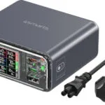 4Smarts Βάση Φόρτισης GaN με Θύρα USB-A και 5 Θύρες USB-C 140W Power Delivery / Quick Charge 3.0 / Quick Charge 4+ σε Γκρι χρώμα (540360)