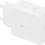 Samsung Φορτιστής Χωρίς Καλώδιο με Θύρα USB-C 45W Power Delivery / Quick Charge 2.0 Λευκός (T4511)