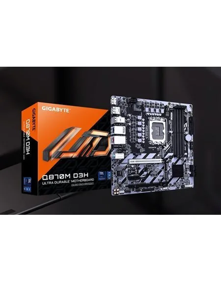 Gigabyte Q870M D3H Motherboard Micro ATX με Intel 1851 Socket - Image 1