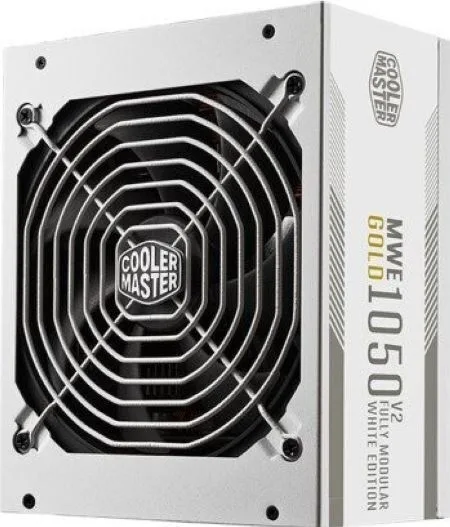 CoolerMaster MWE rev. 2.0 1050W Λευκό Τροφοδοτικό Υπολογιστή Full Modular 80 Plus Gold - Image 1