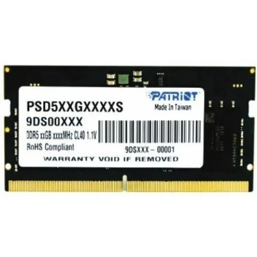 Patriot Signature DDR5 με Module 1x8GB και Ταχύτητα 4800 για Laptop PSD58G480041S - Image 1