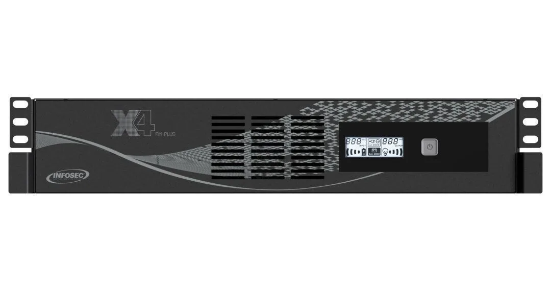 Infosec X4 UPS Line-Interactive 1000VA 600W με 10 Πρίζες - Image 1