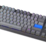 Endorfy Thock V2 TKL Ασύρματο Gaming Μηχανικό Πληκτρολόγιο Tenkeyless με Custom Red διακόπτες και RGB φωτισμό (Αγγλικό US) Γκρι