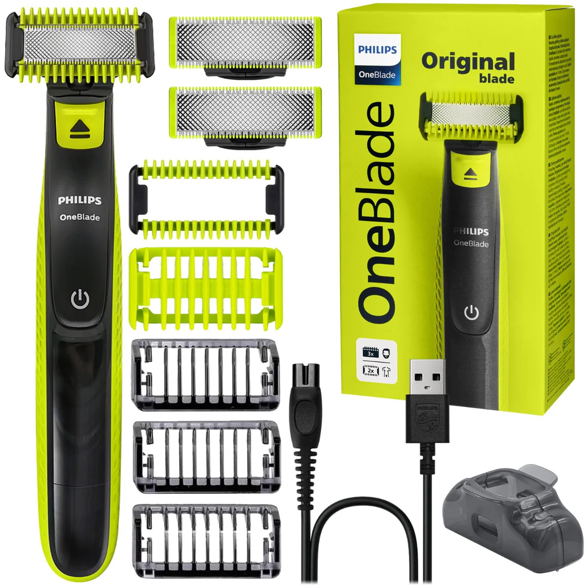 20251029151001_philips_oneblade_qp2824_10_xyristiki_michani_prosopou_somatos_epanafortizomeni Philips Oneblade QP2824/10 Ξυριστική Μηχανή Προσώπου / Σώματος Επαναφορτιζόμενη - Image 1