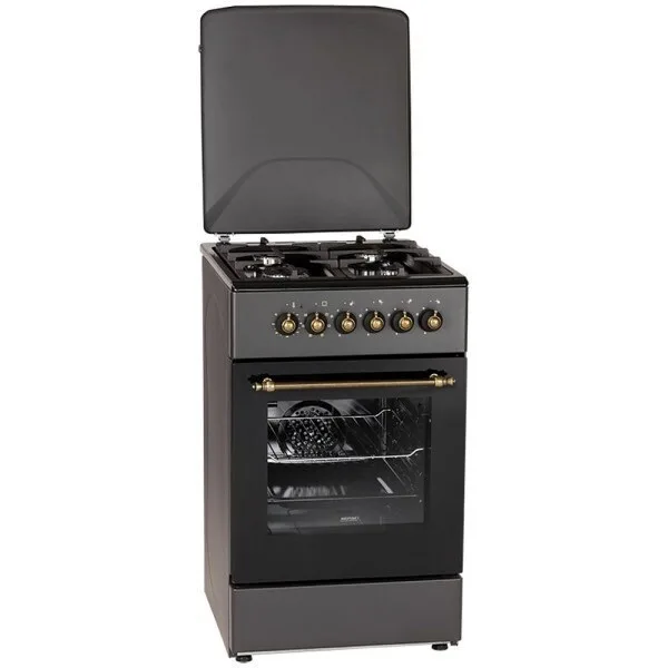 MPM MPM-56-KRM-13 Κουζίνα 58lt με Εστίες Υγραερίου Π50εκ. Black - Image 1