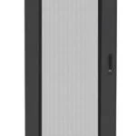 Lanberg Επιδαπέδια Καμπίνα Rack 47U 80x100cm Μαύρο FF01-8047-23BL