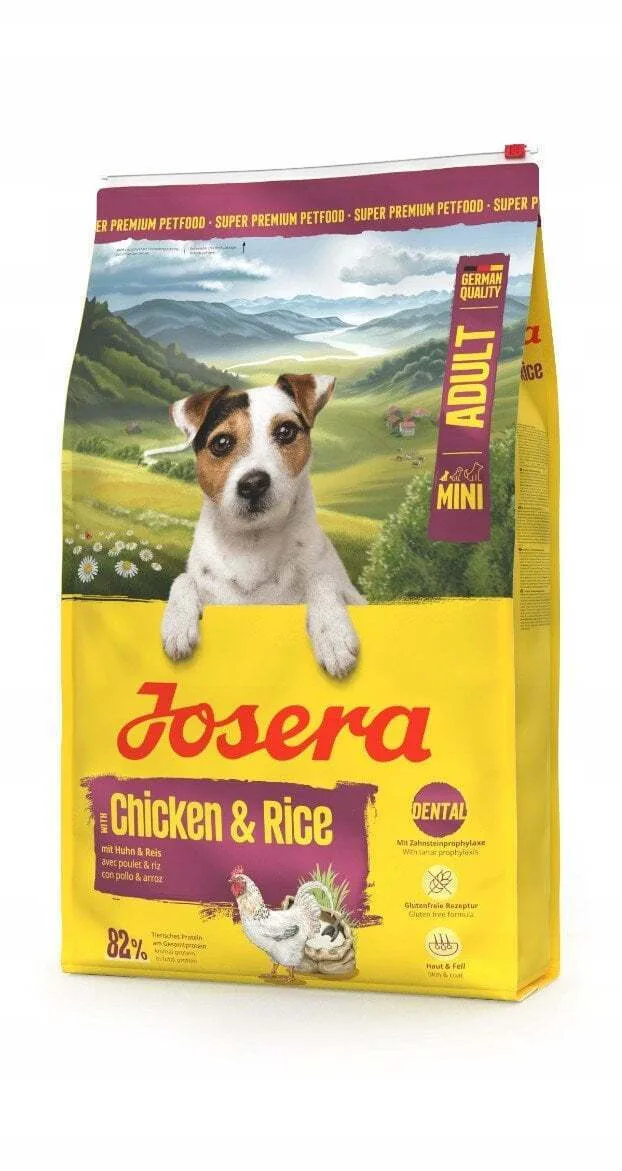 Josera 3kg Ξηρά Τροφή για Ενήλικους Σκύλους Μικρόσωμων Φυλών με Κοτόπουλο και Ρύζι - Image 1