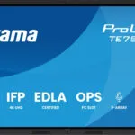 Iiyama TE7515A-B1AG Public Display 4K UHD 75" με Οθόνη Αφής