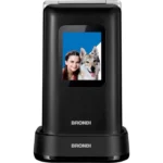 Brondi Amico Prezioso Dual SIM Κινητό με Μεγάλα Κουμπιά Μαύρο