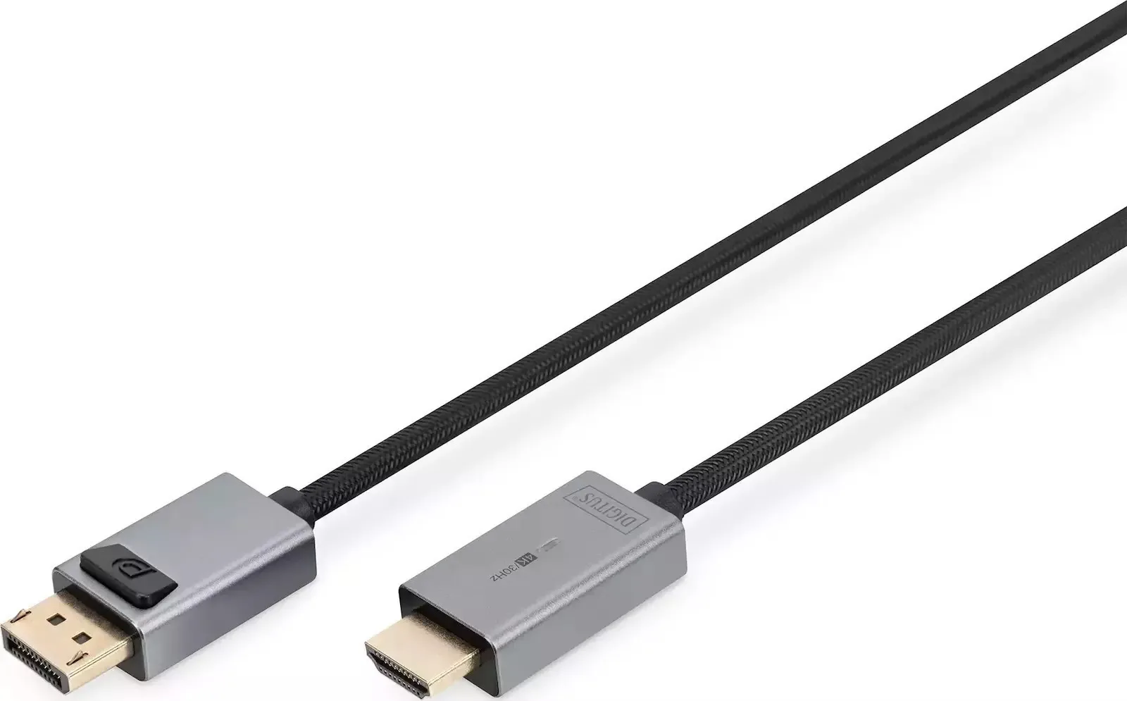 Digitus Cable DisplayPort male - HDMI male 1.8m Μαύρο (DB-340202-018-S) - Image 1