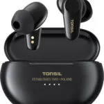 Tonsil T65BT In-ear Bluetooth Handsfree Ακουστικά με Αντοχή στον Ιδρώτα και Θήκη Φόρτισης Μαύρα