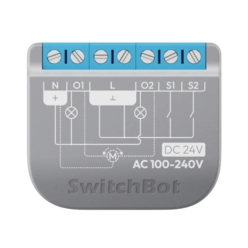 Switchbot Smart Switch Dimmer 2 Καναλιών Wi-Fi & Bluetooth 16A W5502320 - Image 1