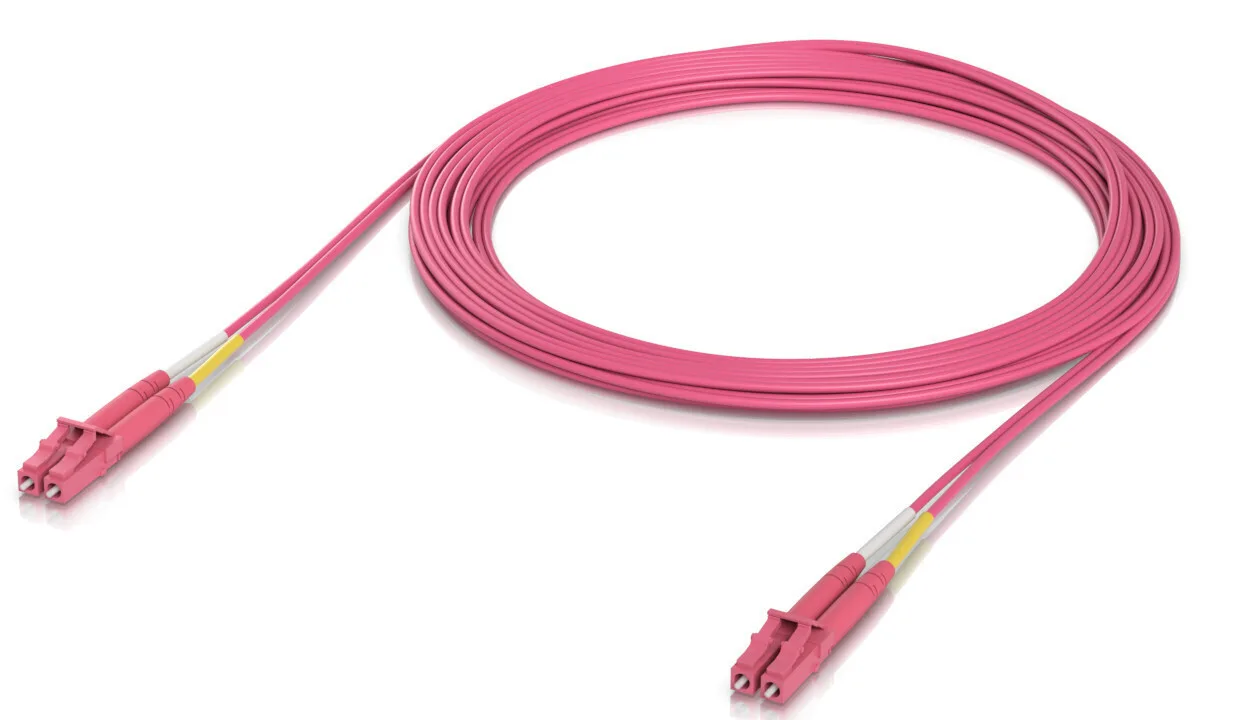 Ubiquiti Καλώδιο Οπτικής Ίνας LC/UPC-LC/UPC 5m Ροζ 1τμχ UACC-OFC-M2-LULU-5M - Image 1