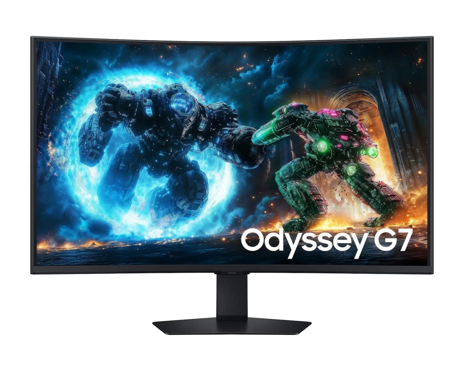 Samsung Odyssey G7 G75F VA HDR Curved Gaming Monitor 37" 4K 3840x2160 165Hz με Χρόνο Απόκρισης 1ms GTG - Image 1
