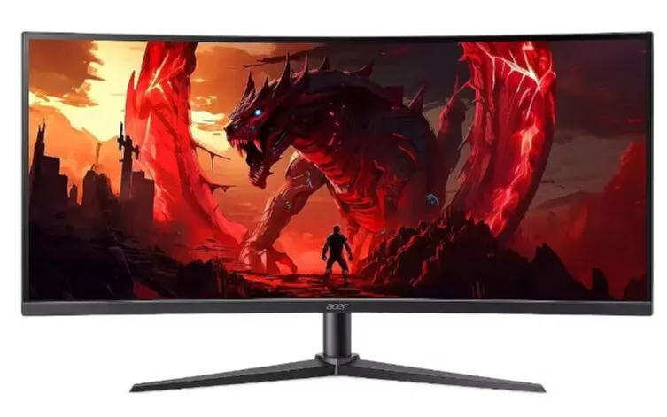 Acer XZ340CURX0bmiiphx Ultrawide VA Gaming Monitor 34" QHD 3440x1440 144Hz με Χρόνο Απόκρισης 5ms GTG - Image 1
