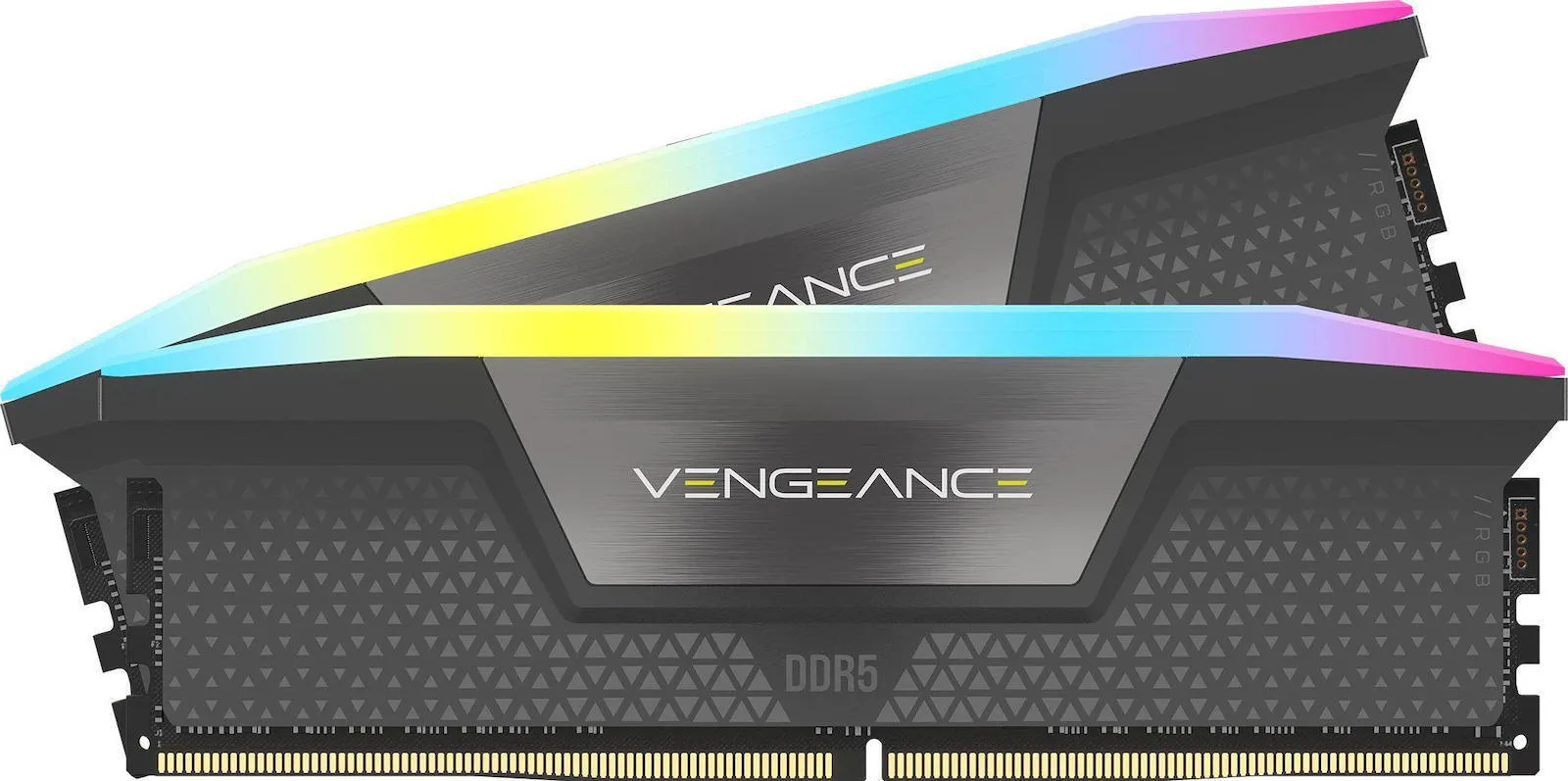 Corsair Vengeance RGB DDR5 32GB RAM με 2x16GB Modules και Ταχύτητα 6000 για Desktop CMH32GX5M2F6000Z36 - Image 1