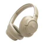 JBL Tune 730BT Ασύρματα / Ενσύρματα Over Ear Ακουστικά με 76 ώρες Λειτουργίας Μπεζ