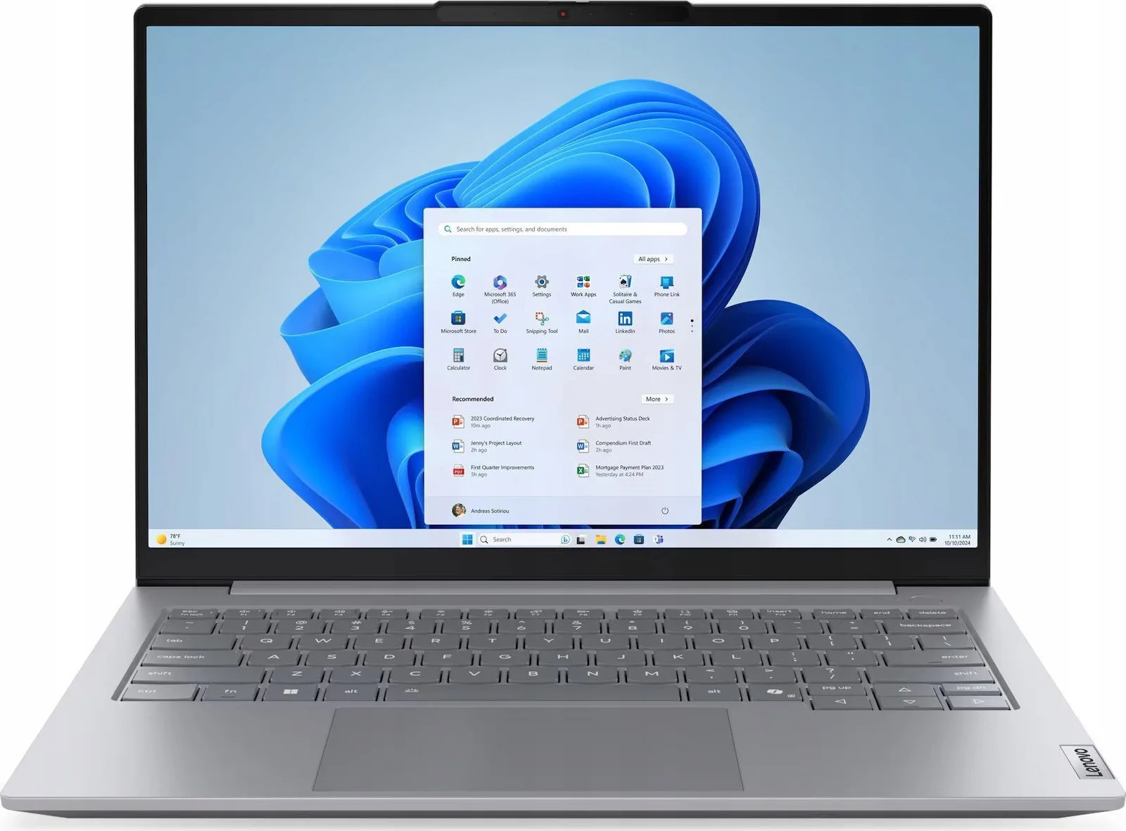 Lenovo ThinkBook 14 G8 14" FHD+ (Ultra 7-255H/16GB/512GB SSD/W11 Pro) (International English Keyboard) - Image 1