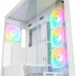 Rampage Hydra V1 Gaming Midi Tower Κουτί Υπολογιστή με Πλαϊνό Παράθυρο Λευκό