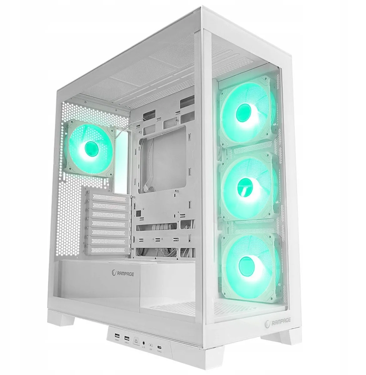 20251119142326_rampage_hydra_v2_gaming_midi_tower_kouti_ypologisti_me_plaino_parathyro_mayro Rampage Hydra V2 Gaming Midi Tower Κουτί Υπολογιστή με Πλαϊνό Παράθυρο Μαύρο - Image 1